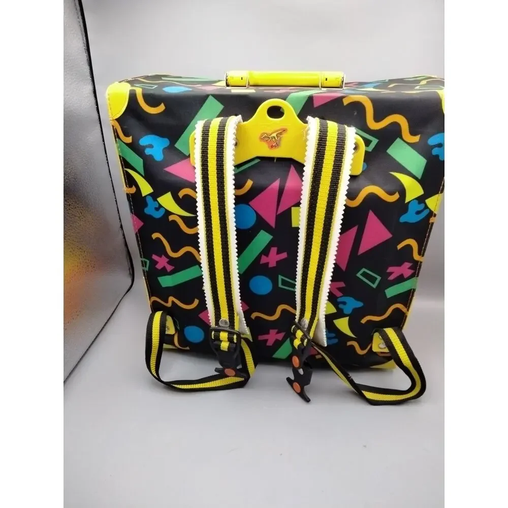 Vintage 1980s SternJakob Scout 2 Backpack Black Funky Retro